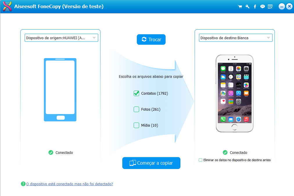 Migrar do Android para o iPhone, iPad ou iPod touch - Suporte da Apple